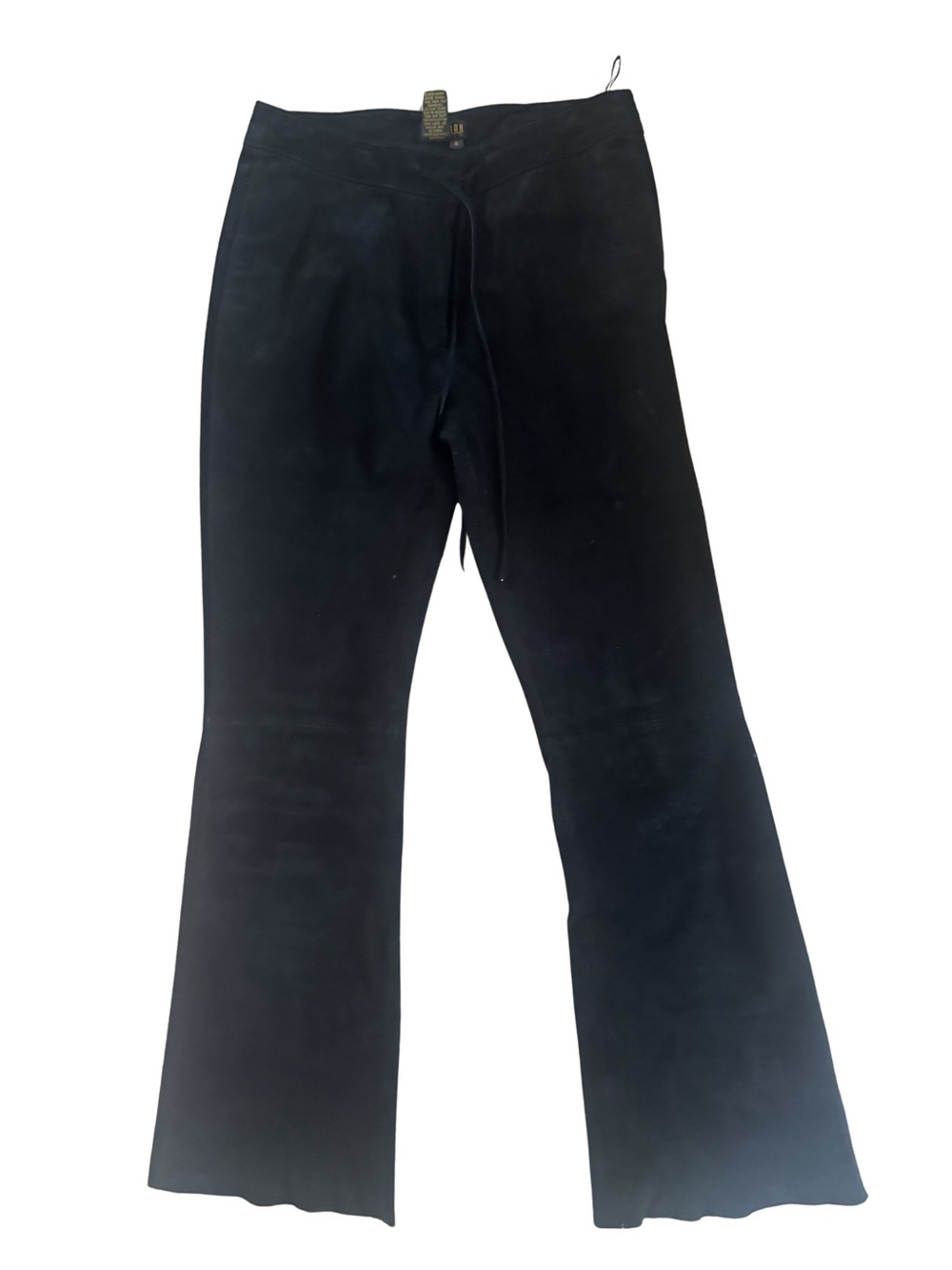 Black Boot-Cut Women's Pants - Sleek Flare Style